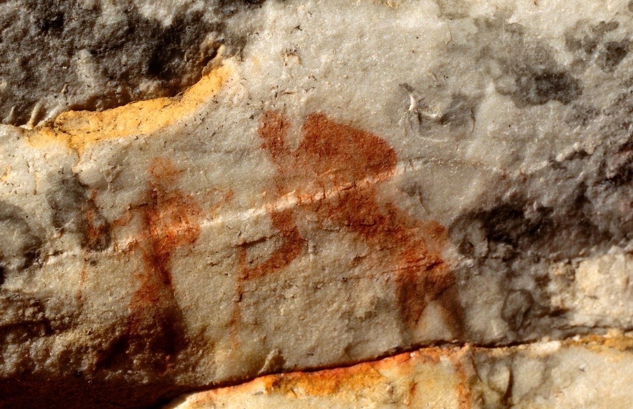 San (Buschmänner) Felsmalereien, Cedarburg, Westkap von Unknown
