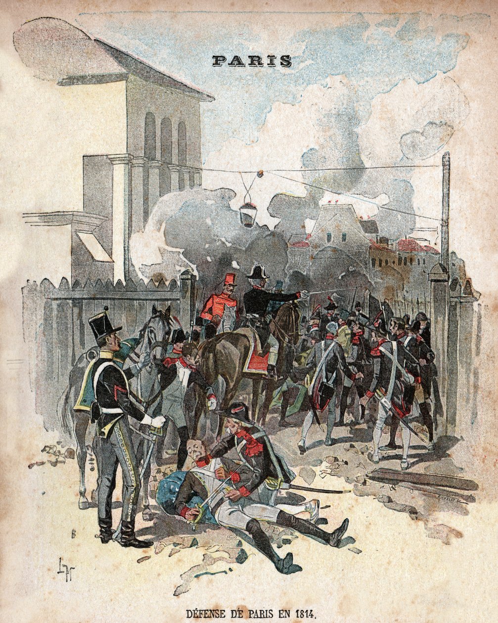 Belagerung von Paris, 1815 von Unknown