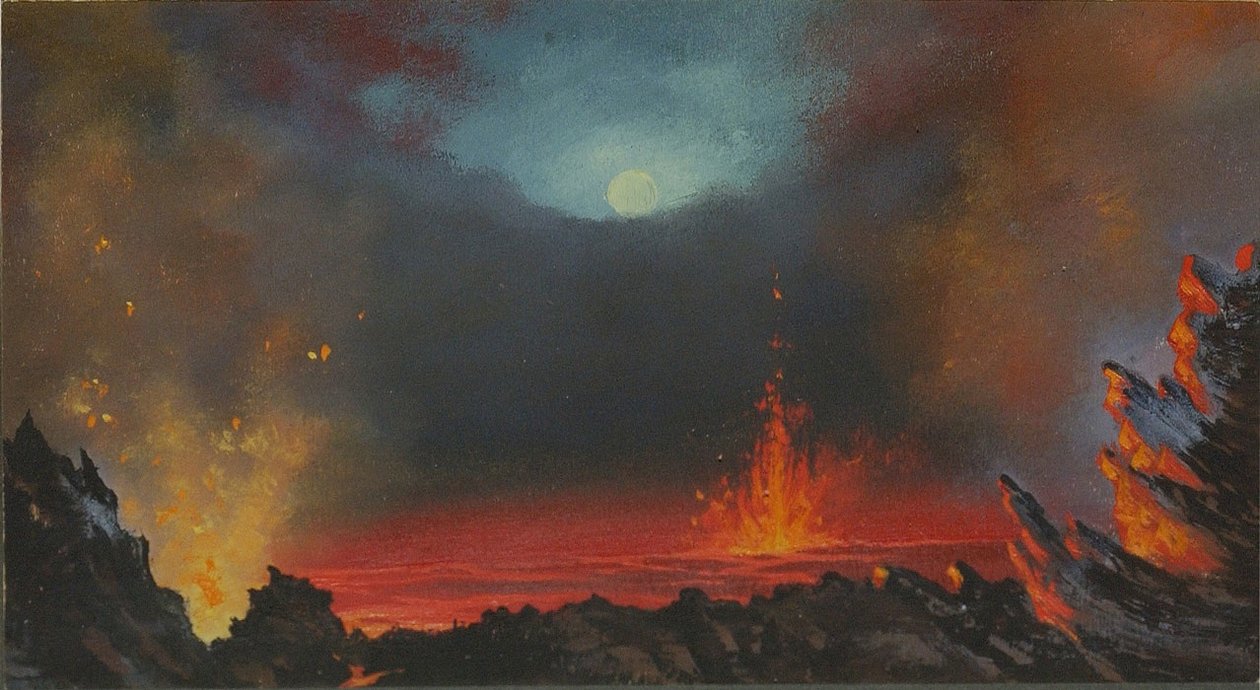 Kilauea-Kaldera von Ogura Yonesuke Itoh