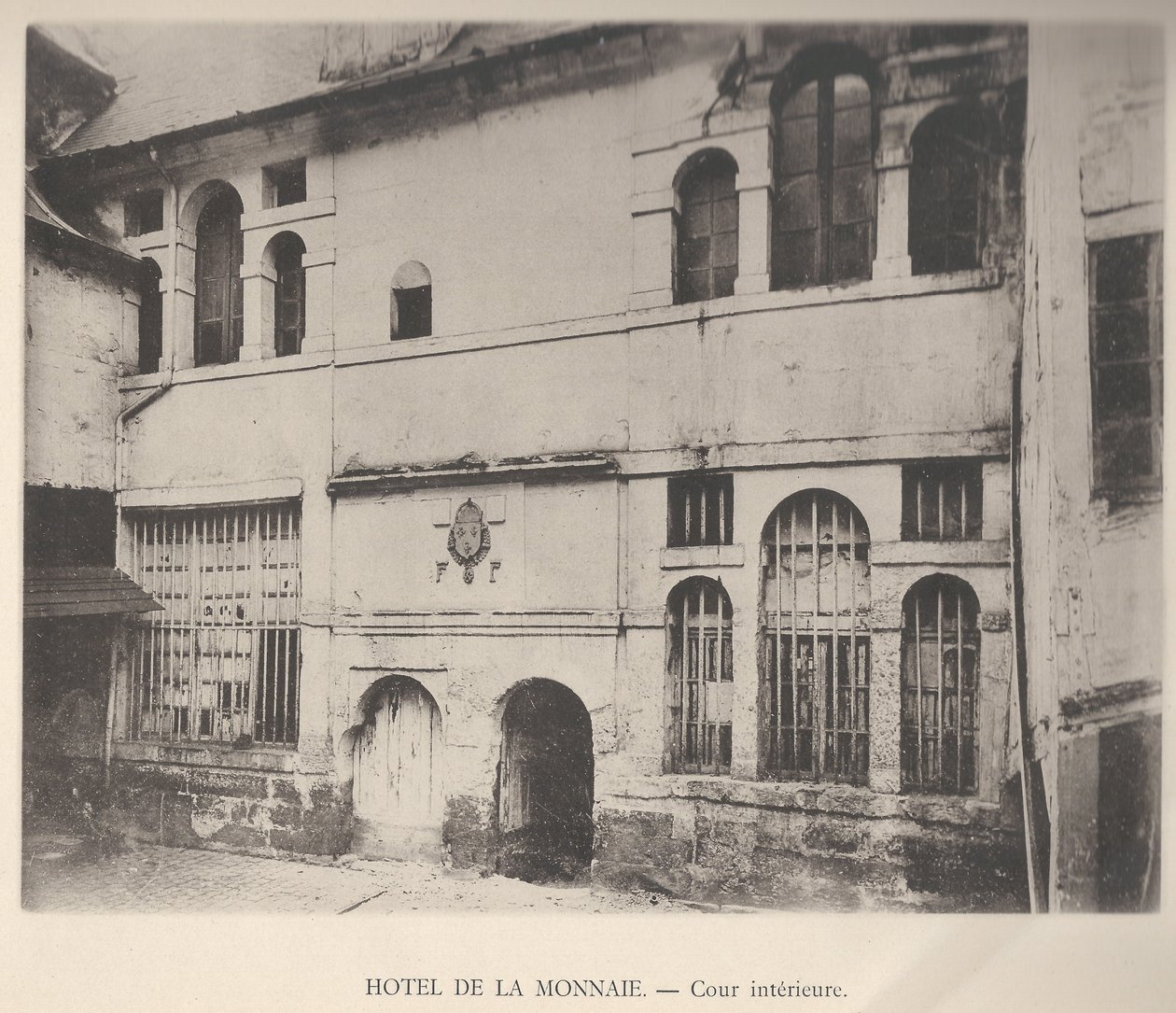 Hôtel de la Monnaie de Rouen vom Innenhof aus von Unknown
