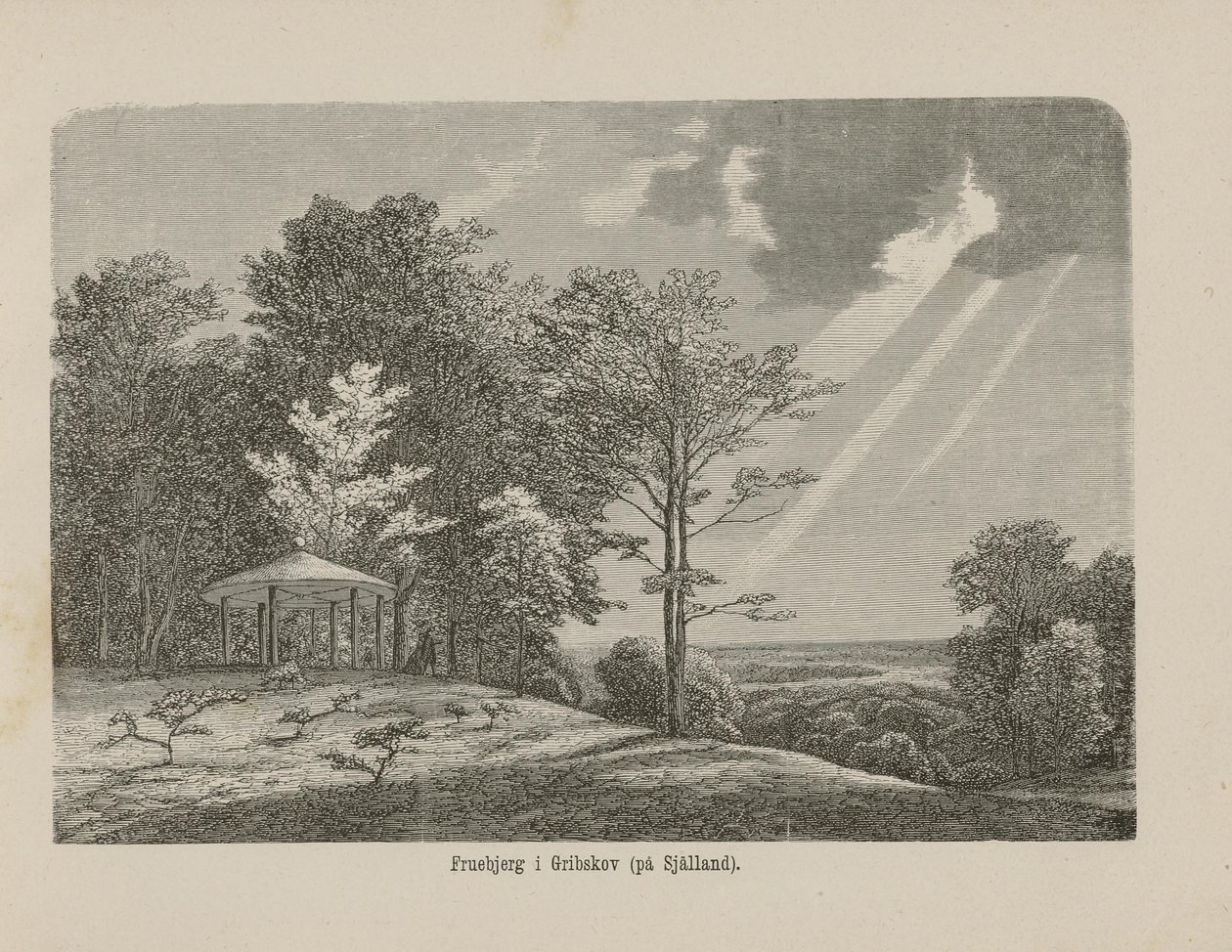 Illustration aus dem Buch Nordiska taflor von unbekanntem Autor und herausgegeben von Albert Bonnier (1865) von Unknown