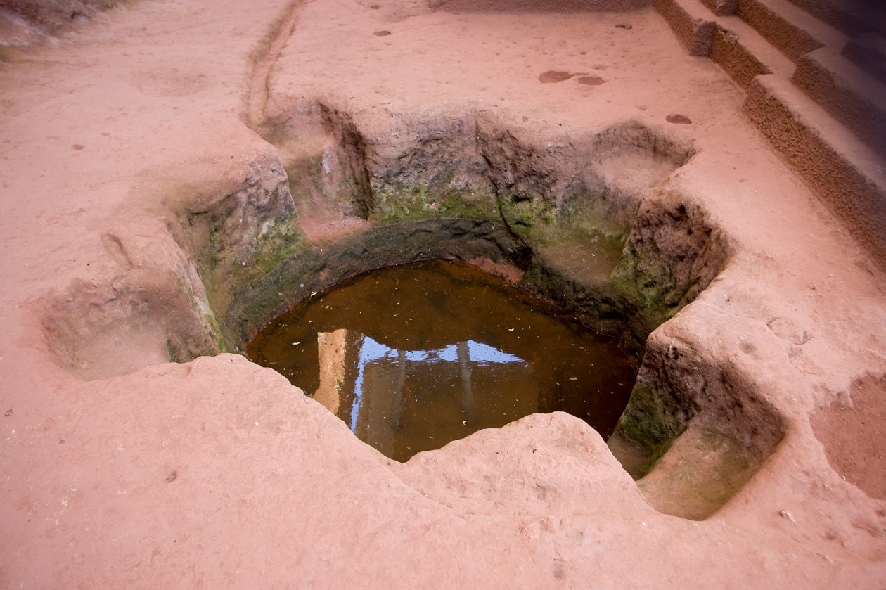 Bet Amanuel Kirche, Lalibela, Äthiopien, Afrika von Unknown