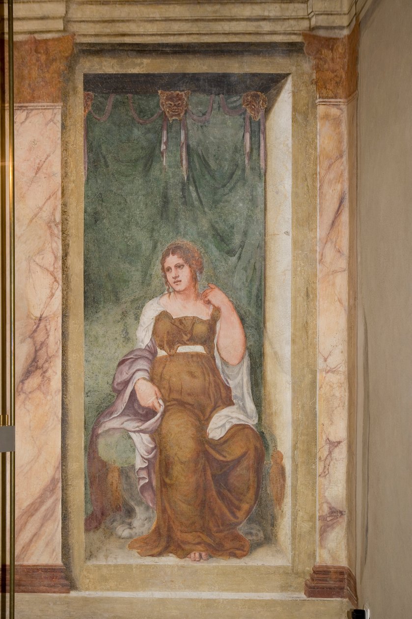 Fresko, Villa dei Vescovi, Luvigliano, Veneto, Italien von Unknown