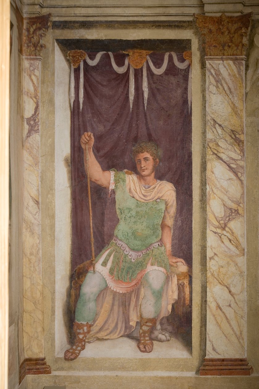 Fresko, Villa dei Vescovi, Luvigliano, Veneto, Italien von Unknown