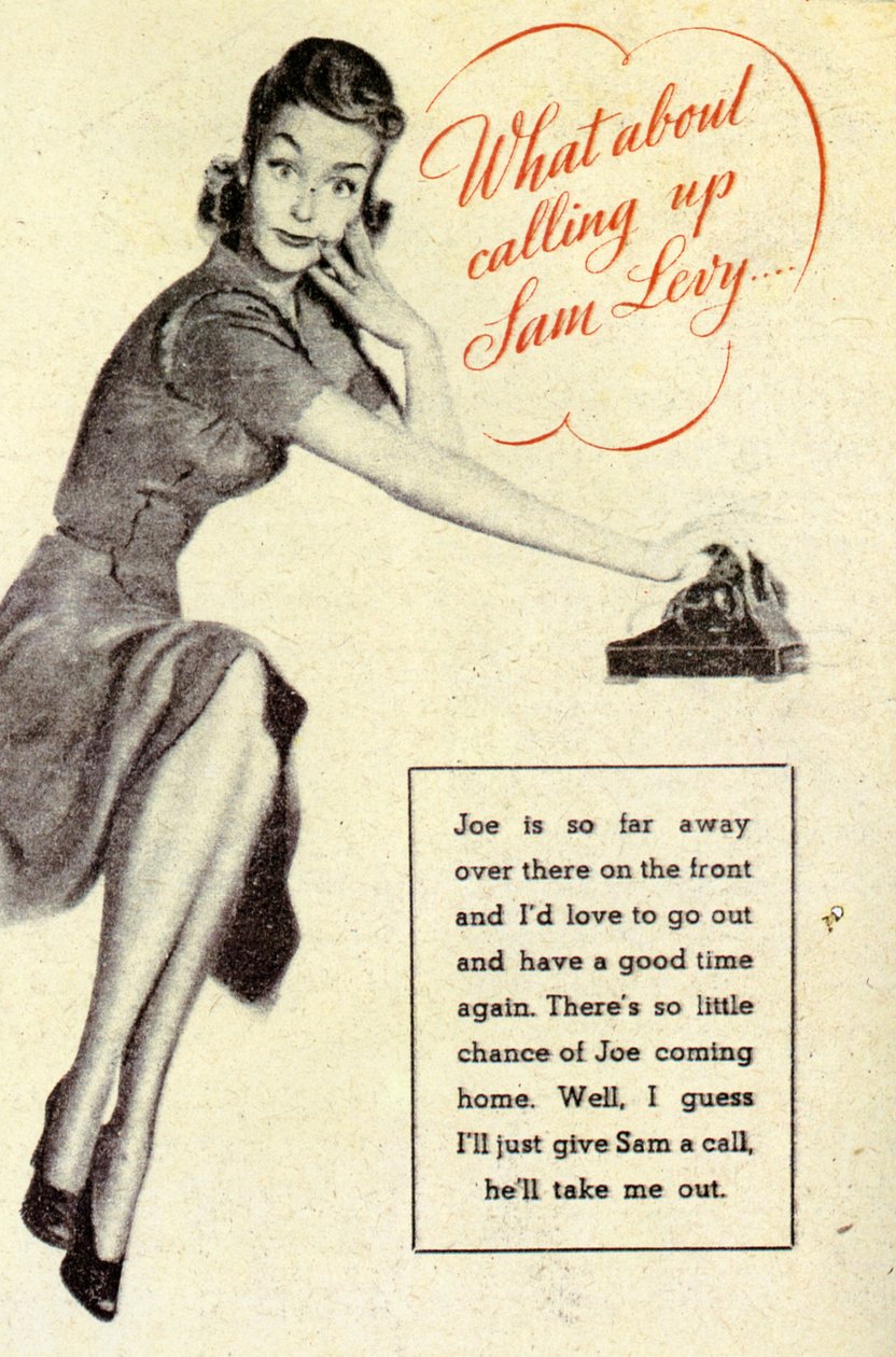 Propaganda. Wie wäre es, Sam Levy anzurufen. 1940 von Unknown