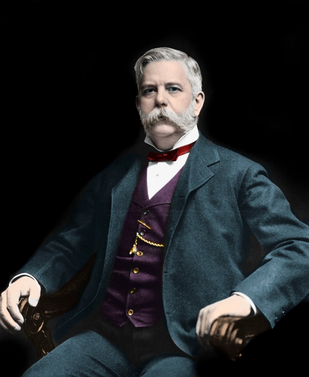 Porträt von George Westinghouse (1846-1914), amerikanischer Erfinder und Industrieller von American Photographer