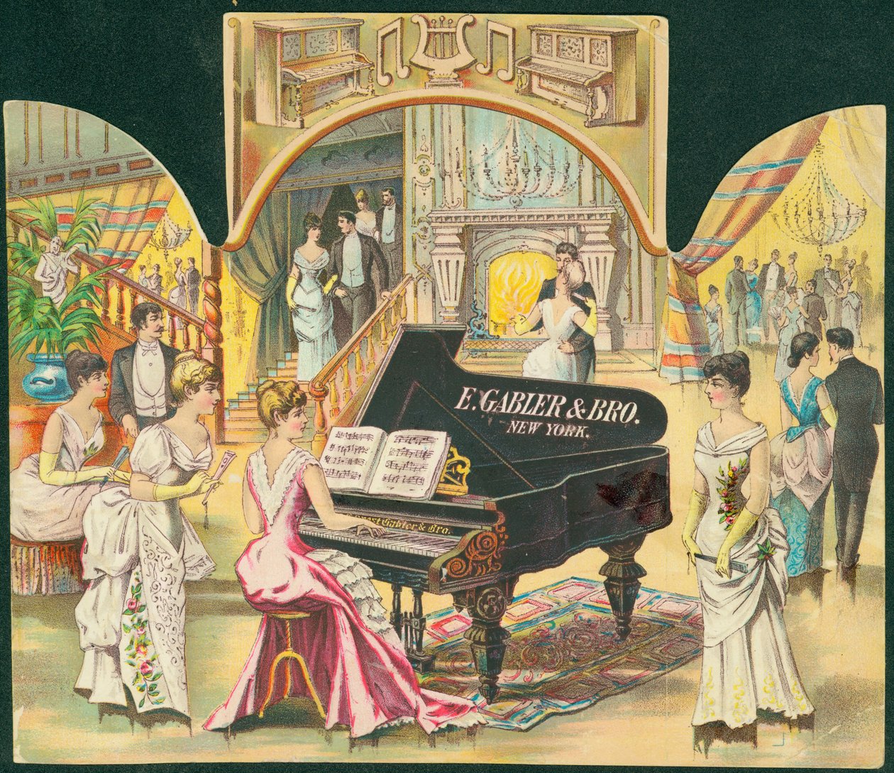 E. Gabler & Bro., New York [Klaviere] von American School