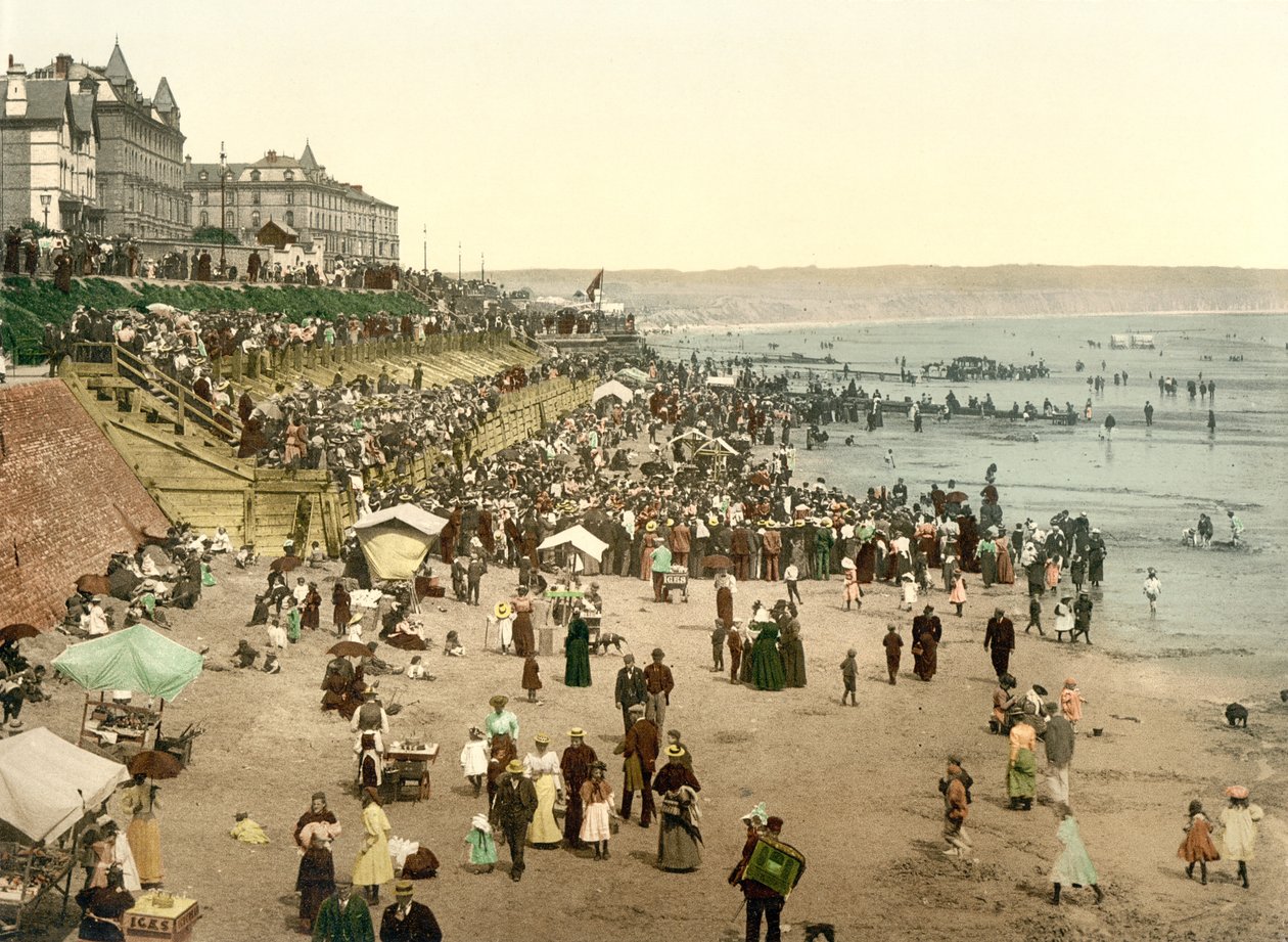 Strand von Bridlington, Yorkshire, ca. 1890 - 1900 von English Photographer