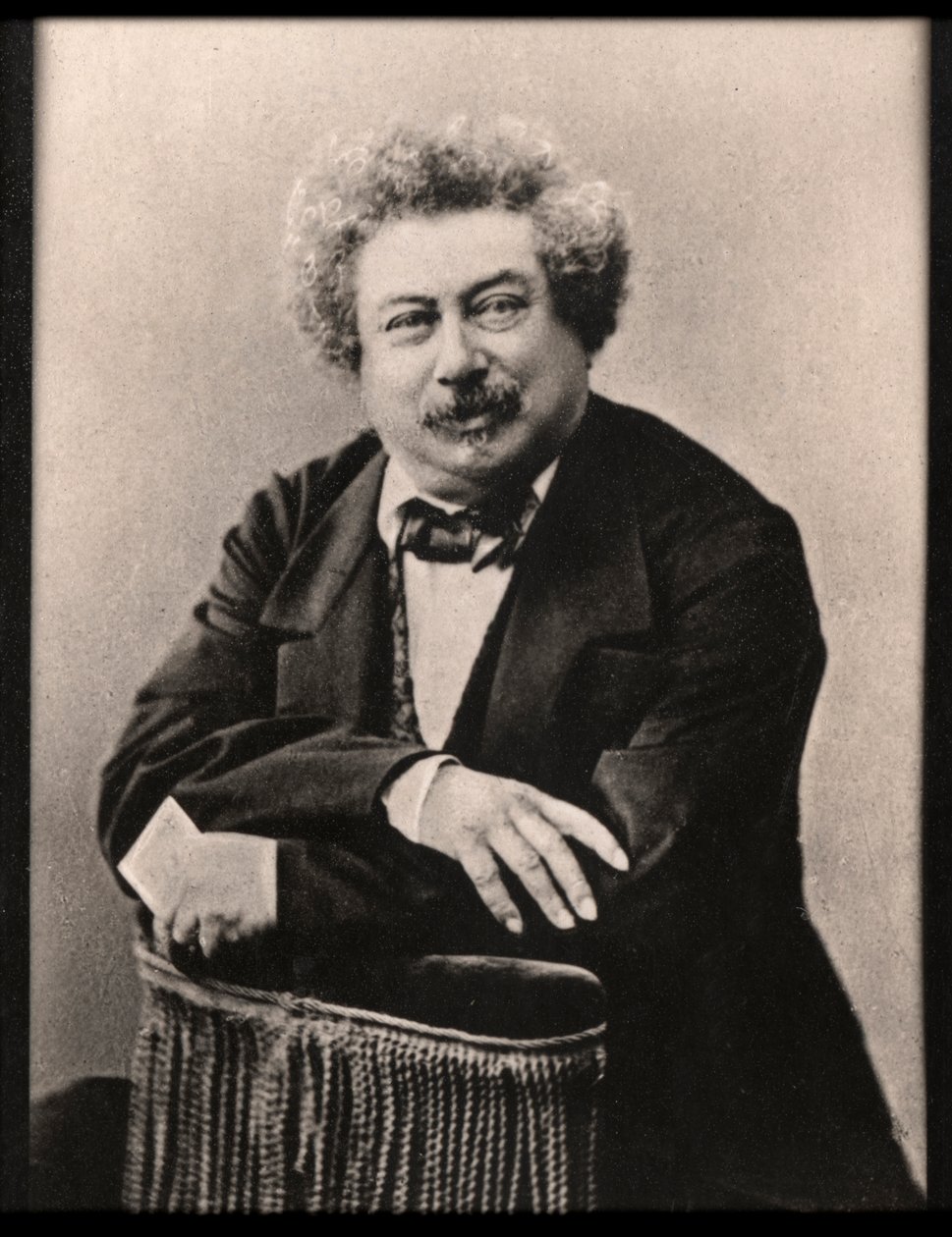 Porträt von Alexandre Dumas (1802-1870), französischer Schriftsteller von French Photographer