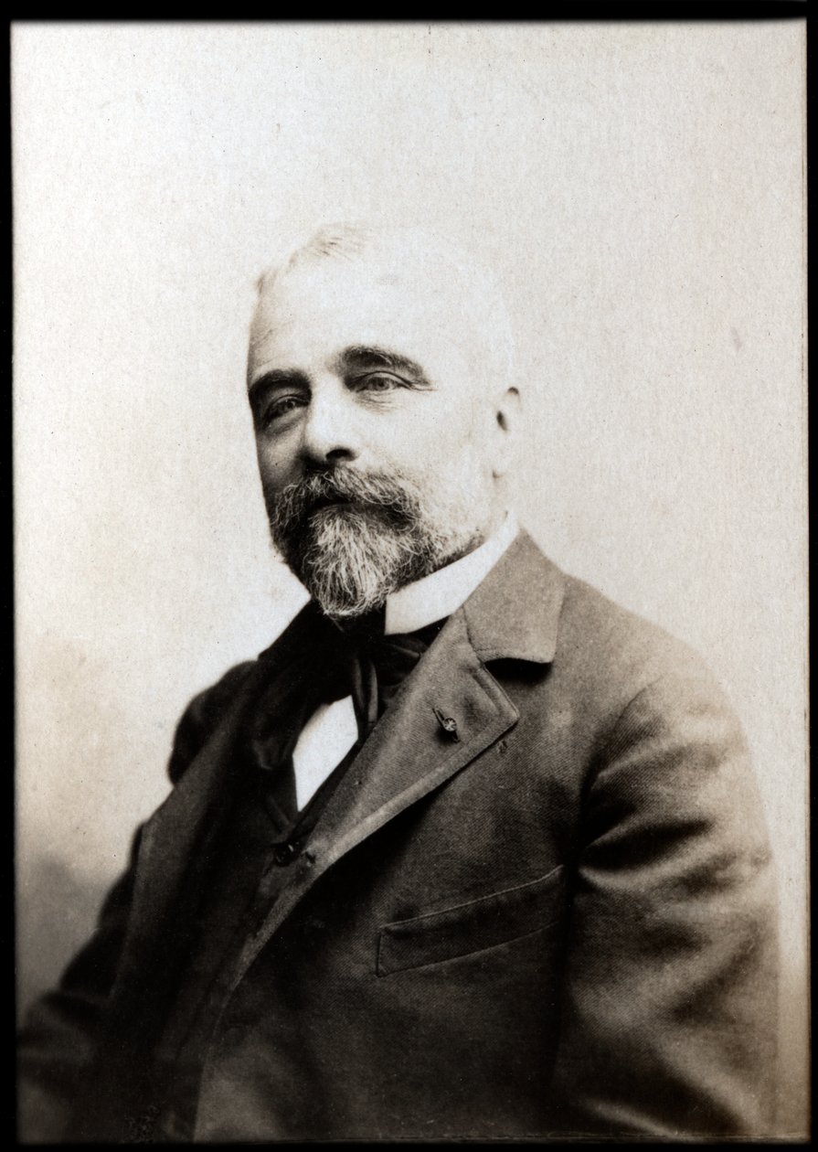Porträt von Ernest Lavisse (1842-1922), französischer Historiker von French Photographer