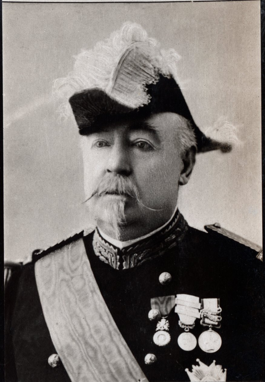 Porträt von Felix Gustave Saussier (1828-1905), französischer General von French Photographer
