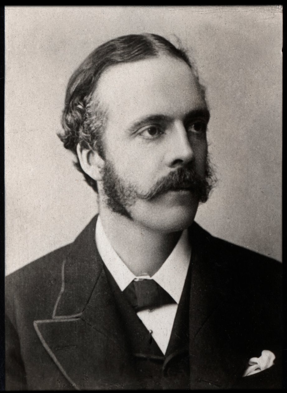 Porträt von Lord Arthur James Balfour (1848-1930), britischer Politiker und Staatsmann von French Photographer