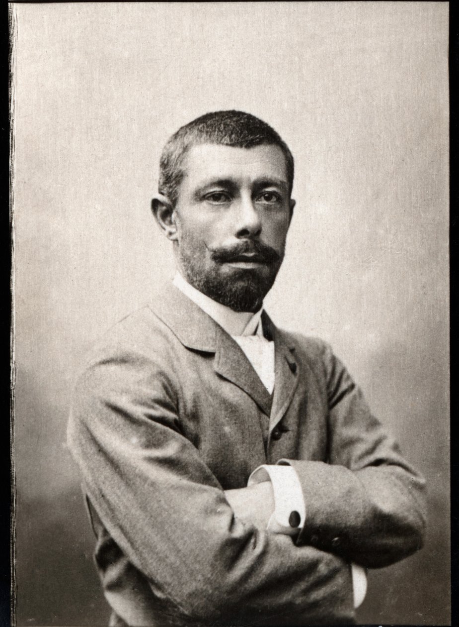 Porträt von Louis Alexandre Antoine Mizon (1853-1899), französischer Entdecker und Kolonialverwalter von French Photographer