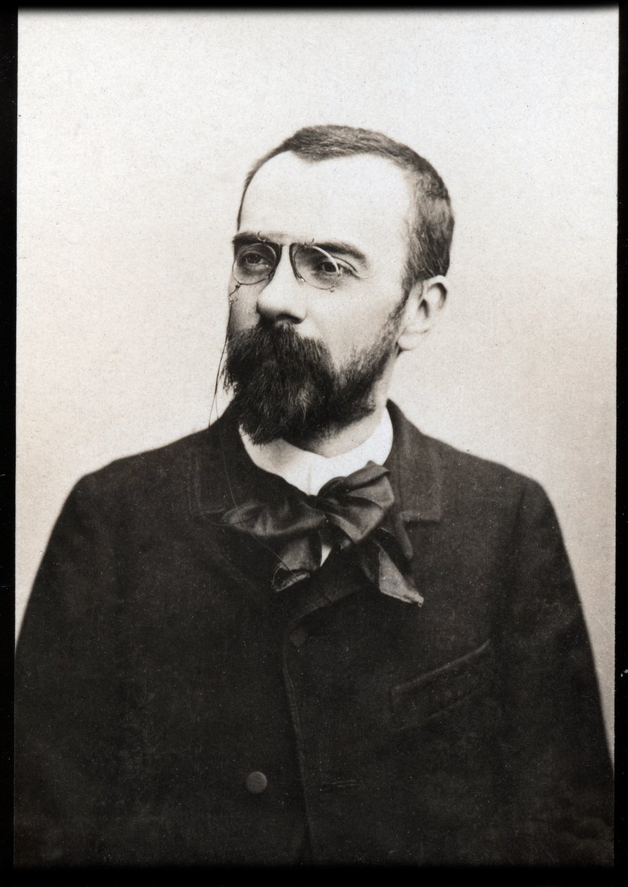 Porträt von Louis Charles Bonaventure Alfred Bruneau (1857-1934), französischer Komponist von French Photographer