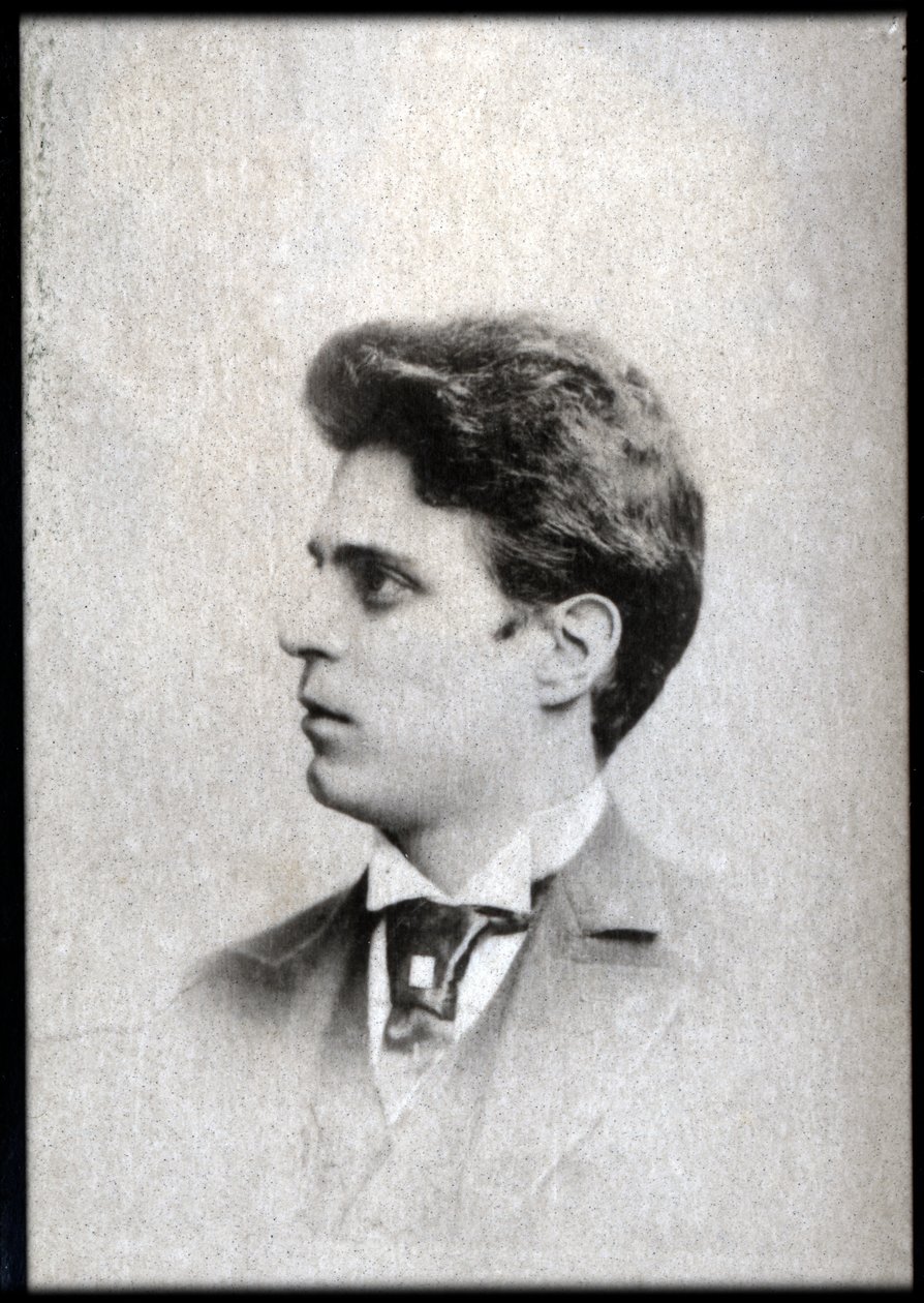 Porträt von Pietro Mascagni (1863-1945), italienischer Komponist von French Photographer