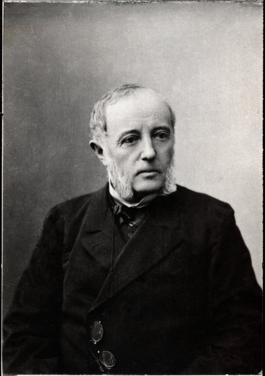 Porträt von Rene Goblet (1828-1905), französischer Politiker von French Photographer