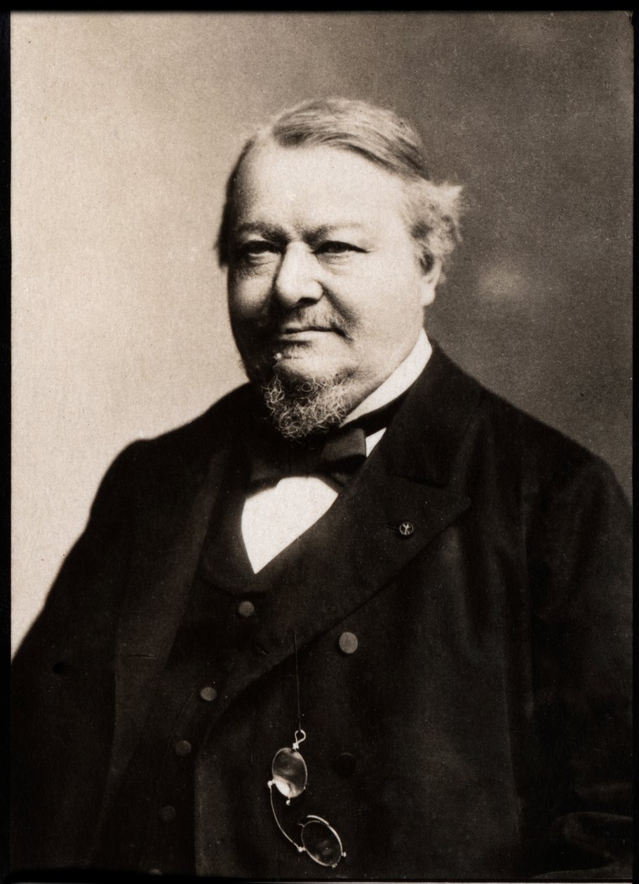 Porträt von Stéphane Tarnier (Docteur Tarnier) (1828-1897), französischer Geburtshelfer von French Photographer