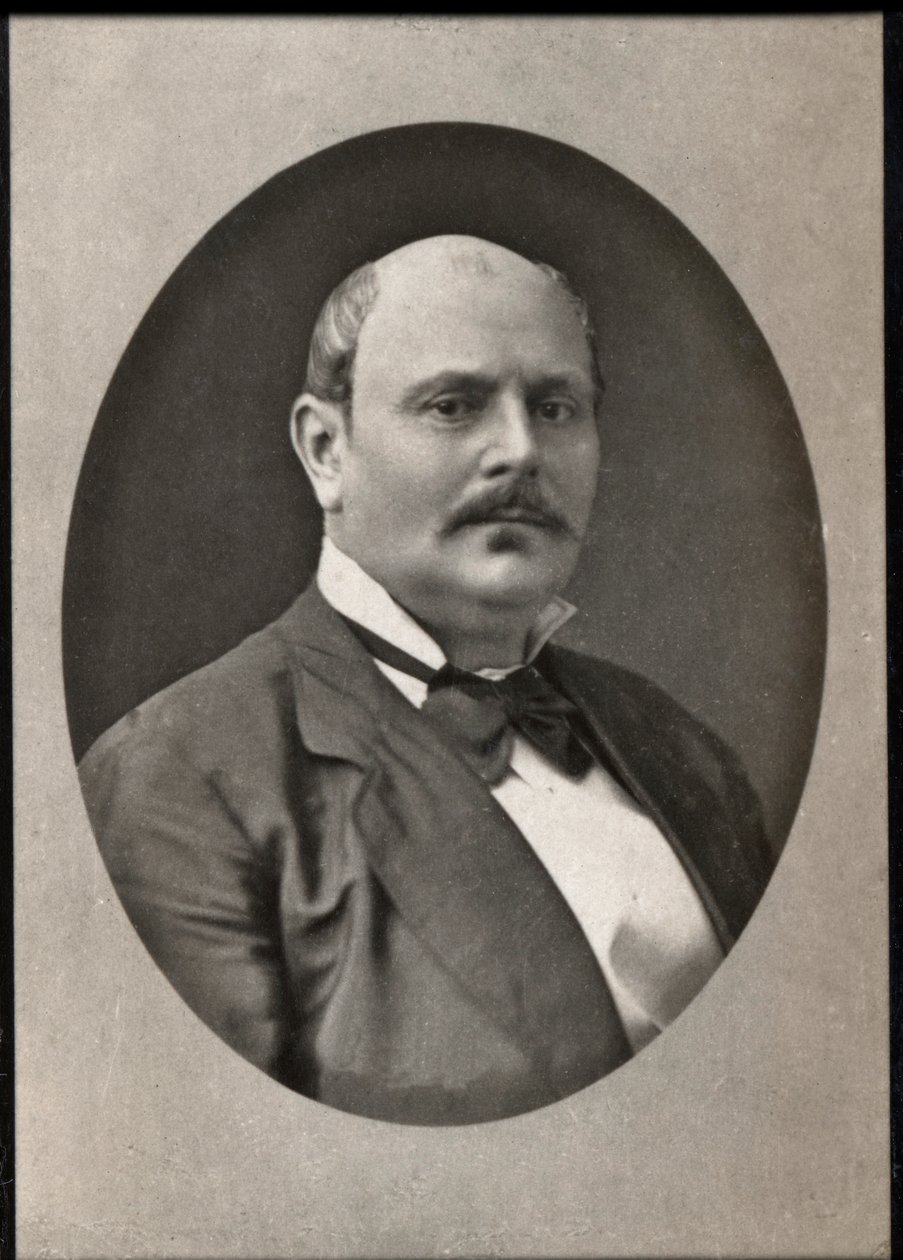 Porträt von Xavier de Montépin (1823-1902), französischer Schriftsteller von French Photographer