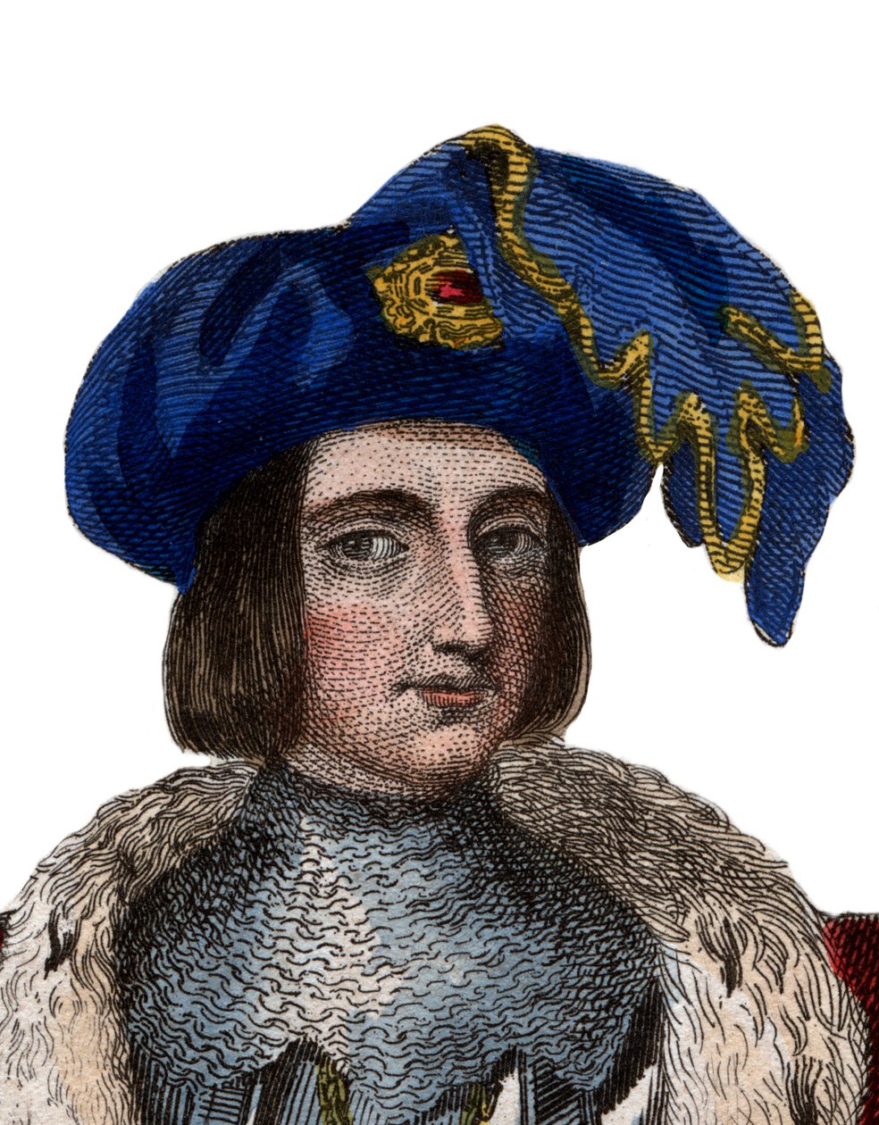 Porträt von Johann von Orléans, Graf von Dunois (Bastard von Orléans) (1402-1468) von French School