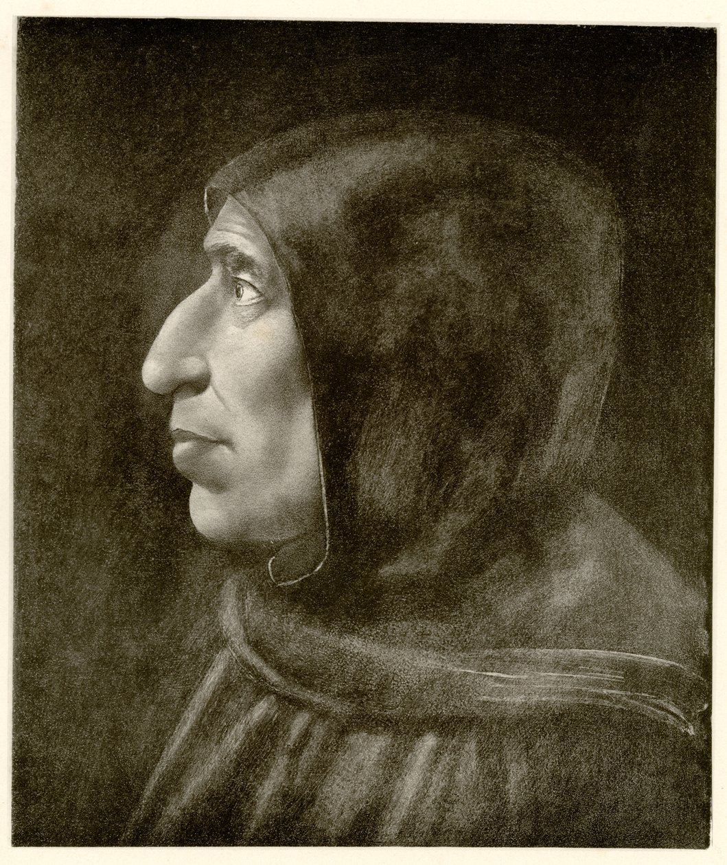 Girolamo Savonarola, 1884-90 (Fototypie) von German School