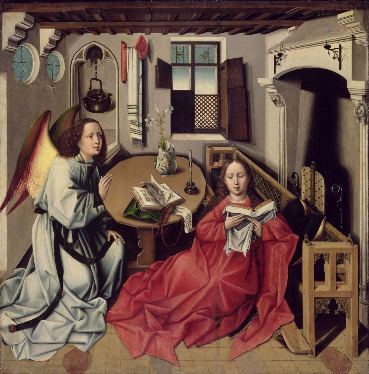 Die Verkündigung, nach 1500 von 13758 1444 Master of Flemalle