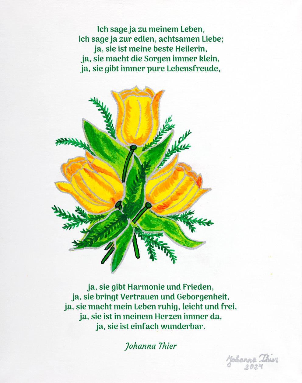 Ich sage ja - Version 1 von Johanna Thier