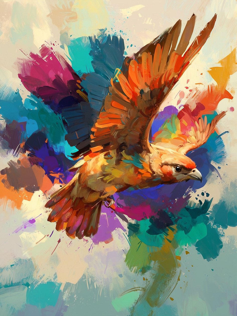 Vogelmalerei 3 von Mario Witt