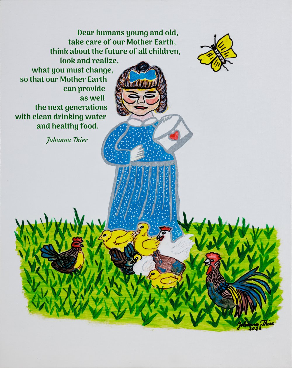 Achtsamkeit für eine ideale Welt - Version 1 von Johanna Thier