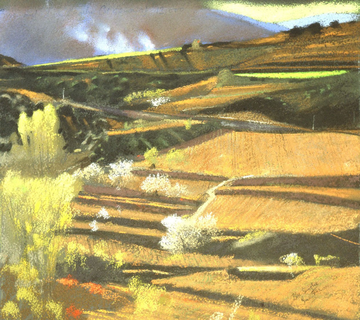 BlauRauch 40x50 von Simon Fletcher