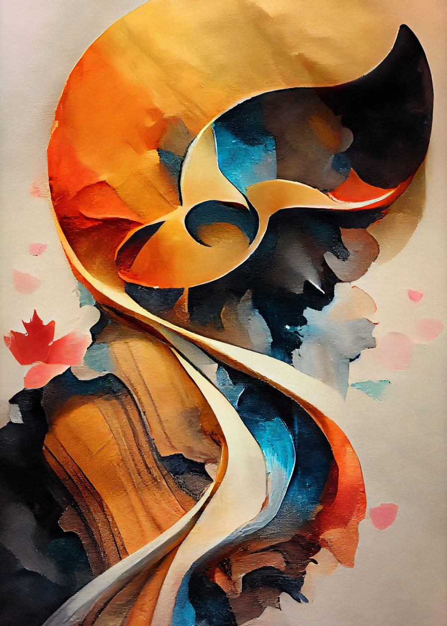 Violine, Trommel, Trompete, Klavier Minimal Abstrakt Raue ÖlmalereiVioline, Trommel, Trompete, Klavier Minimal Abstrakt Raue Ölmalerei von F. Abderrahim