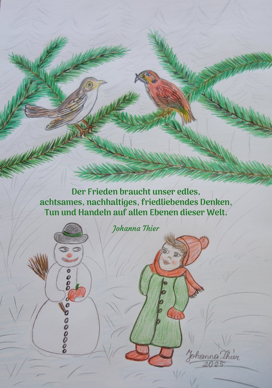 Ruhe, Stille, Frieden, Freude von Johanna Thier