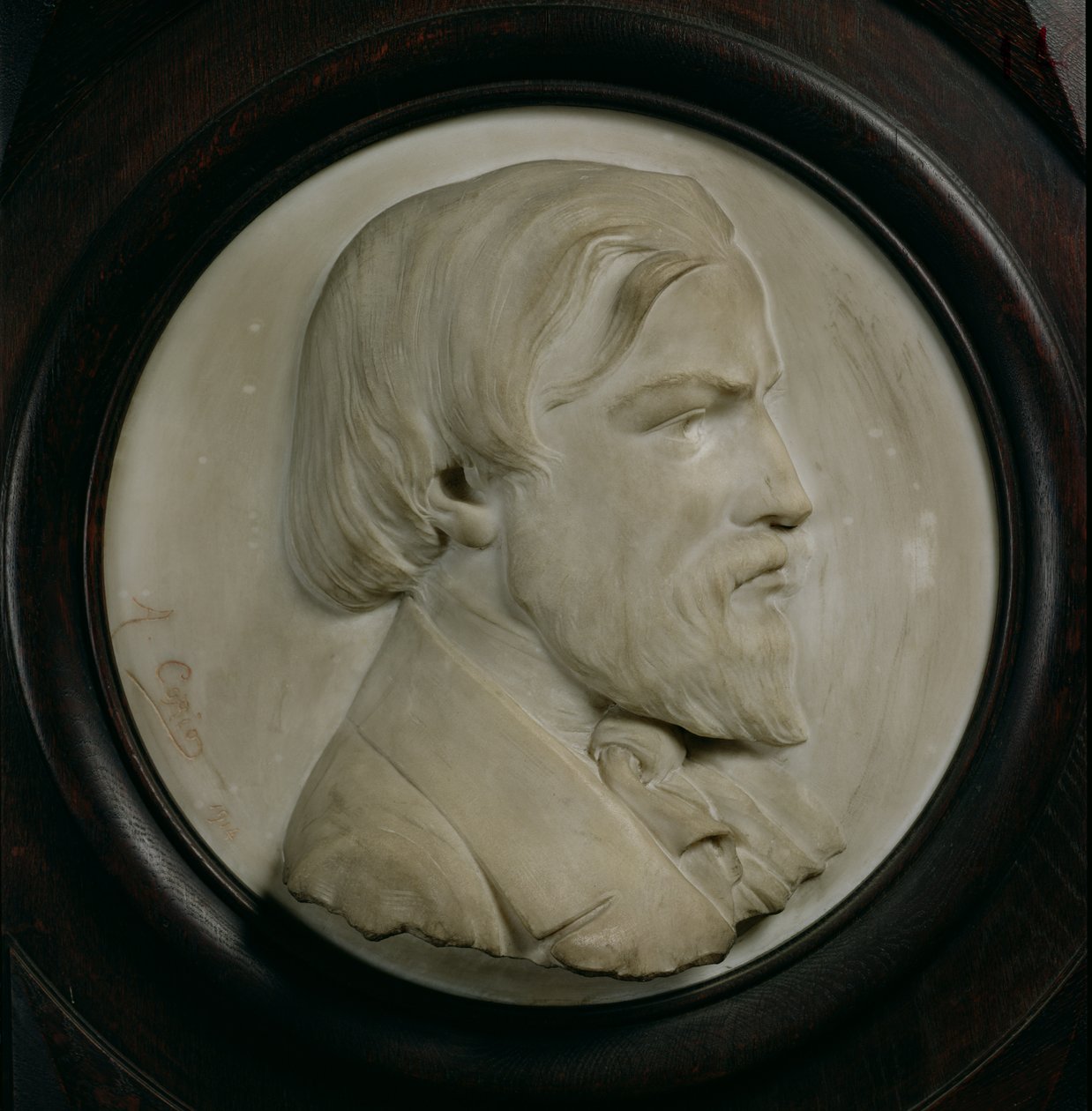 Reliefmedaillon von Frederic Ozanam (1813-53) von A. Corio