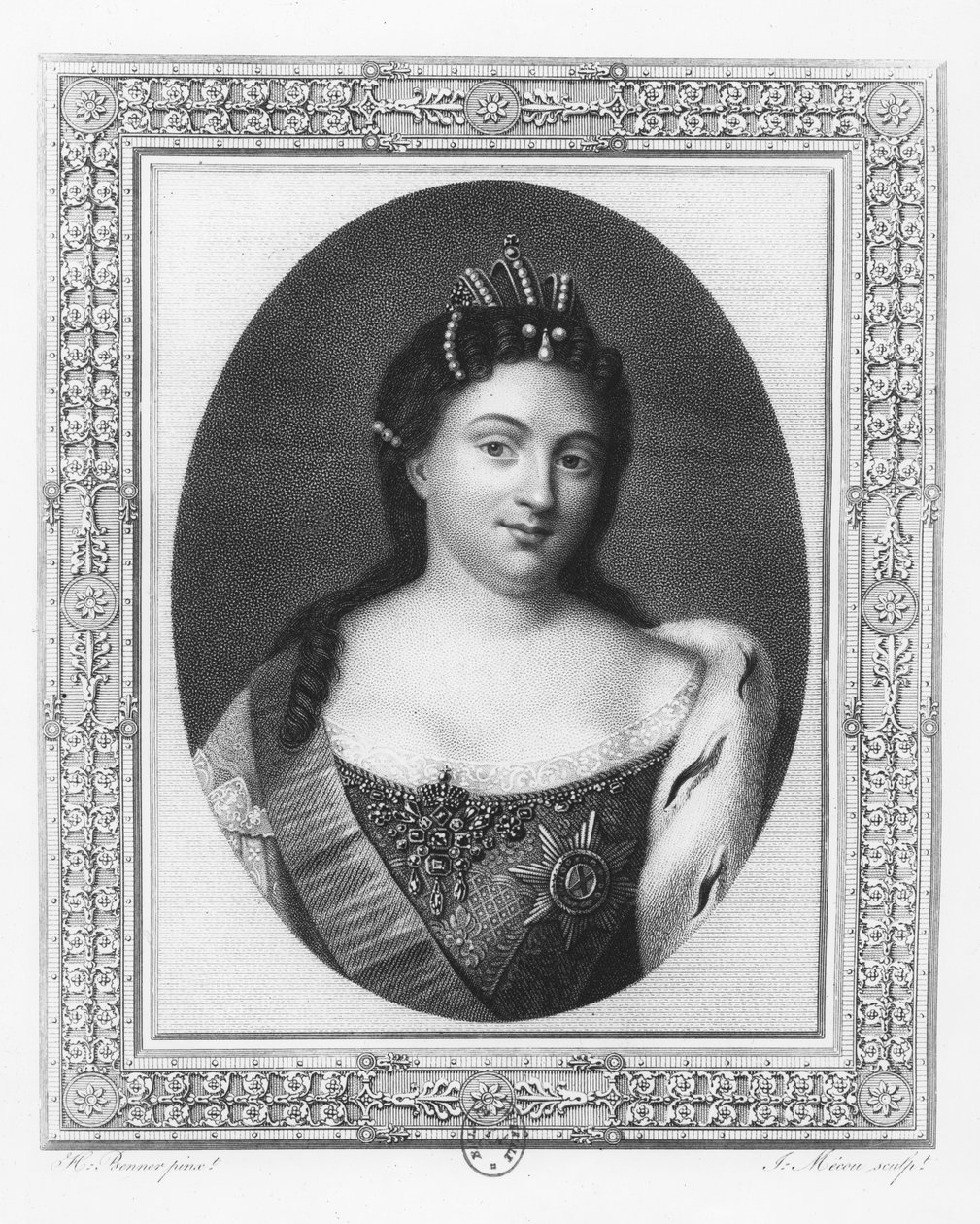 Katharina I. von Russland von A. J. Mecou