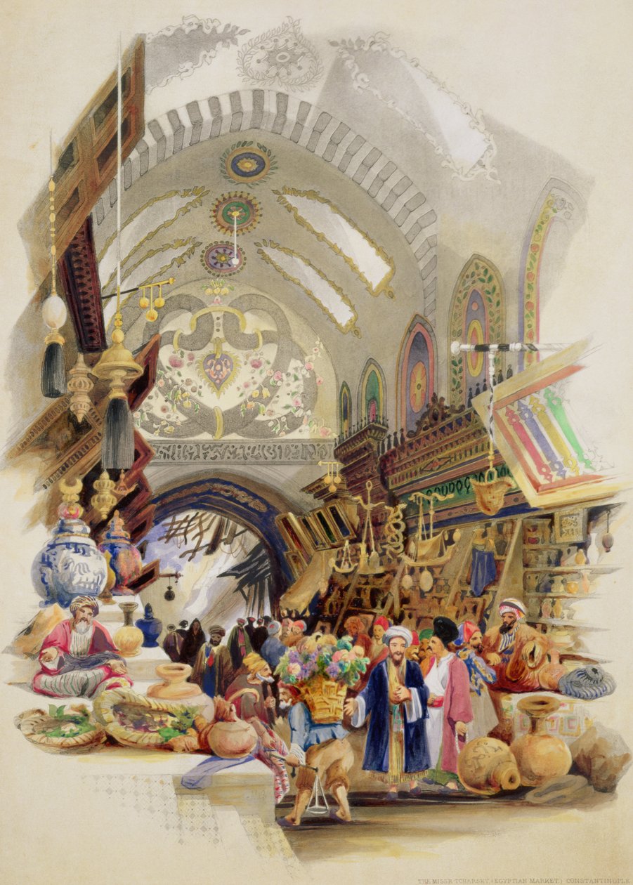Der Missr Tcharsky oder Ägyptischer Markt in Konstantinopel von A. Margaretta Burr