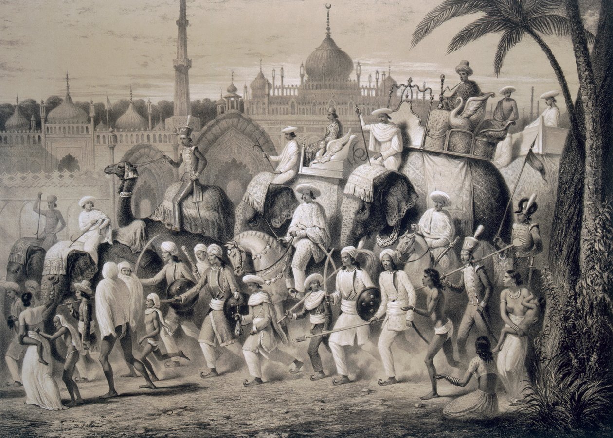 Lucknow, die Hauptstraße, aus 
