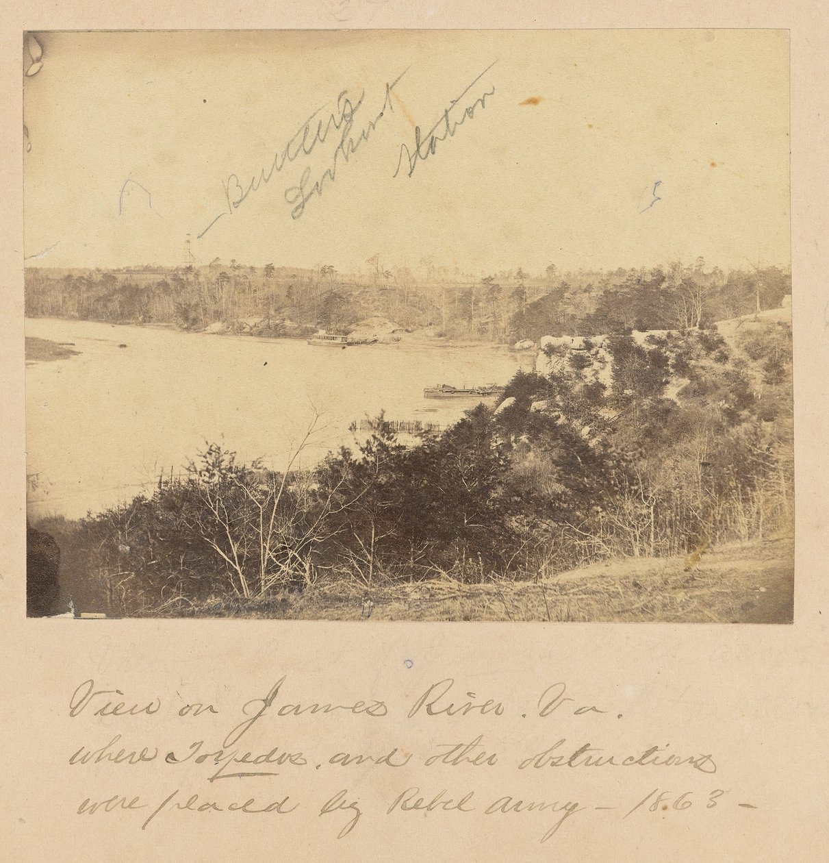 Blick auf den James River, Virginia von A.J. Russell