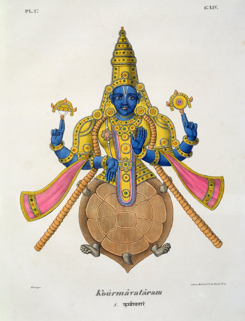 Kurma, graviert von de Marlet von A. Geringer