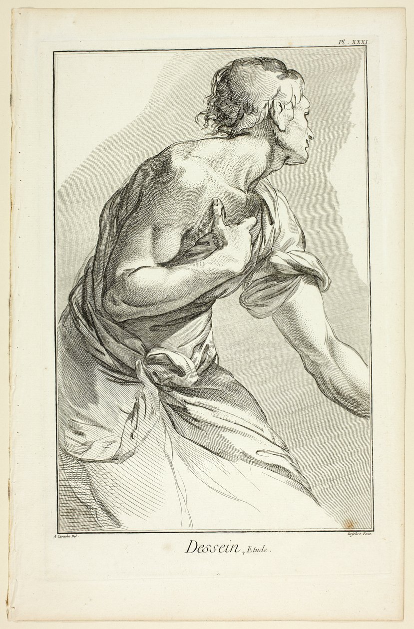 Design: Studie, aus Encyclopédie von A. J. Defehrt