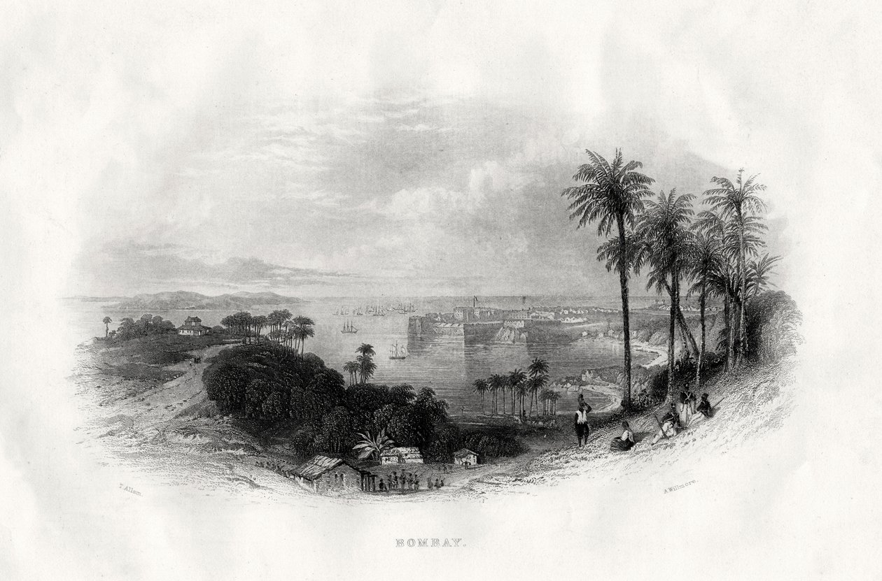 Bombay, Indien, 1860 von A. Willmore