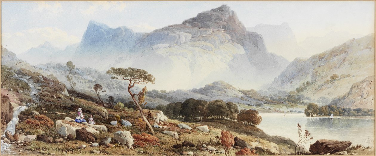 Ansicht in der Nähe von Dolgelly von Aaron Edwin Penley
