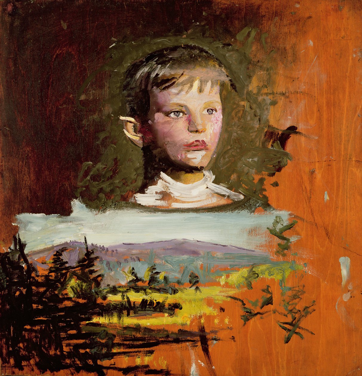 Kopf eines Jungen, 1919 von Abbott Handerson Thayer