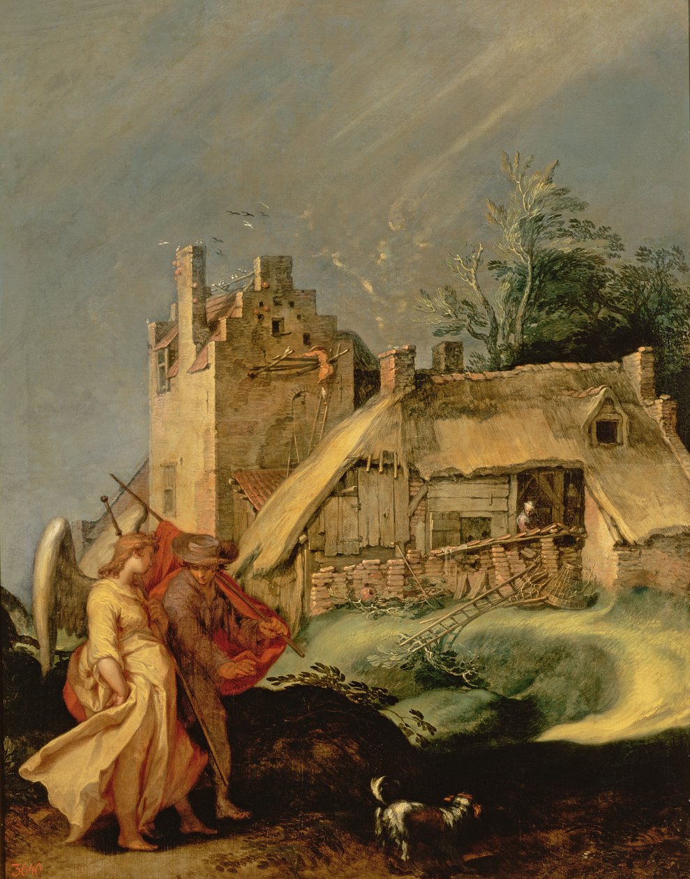 Landschaft mit Tobias und dem Engel, 1610-15 von Abraham Bloemaert