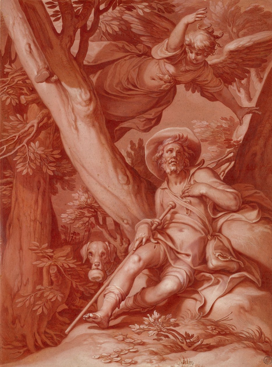 St. Rochus von Abraham Bloemaert