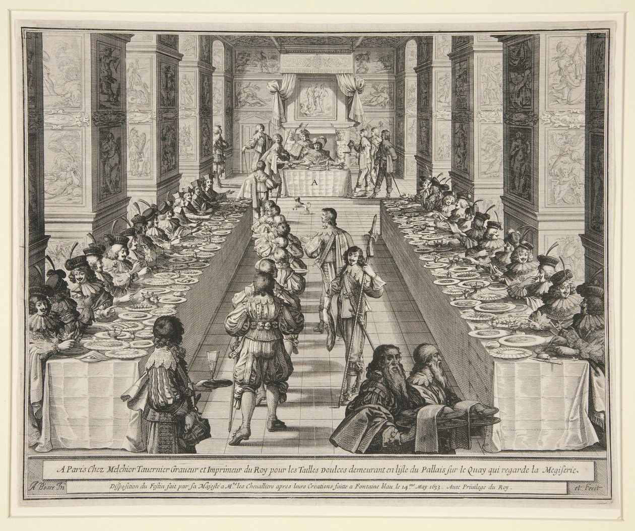 Anordnung des Festmahls von Abraham Bosse