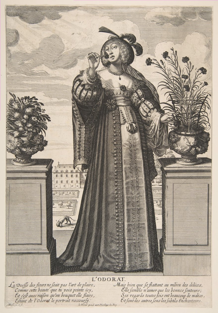 Geruch, 1635-38 von Abraham Bosse