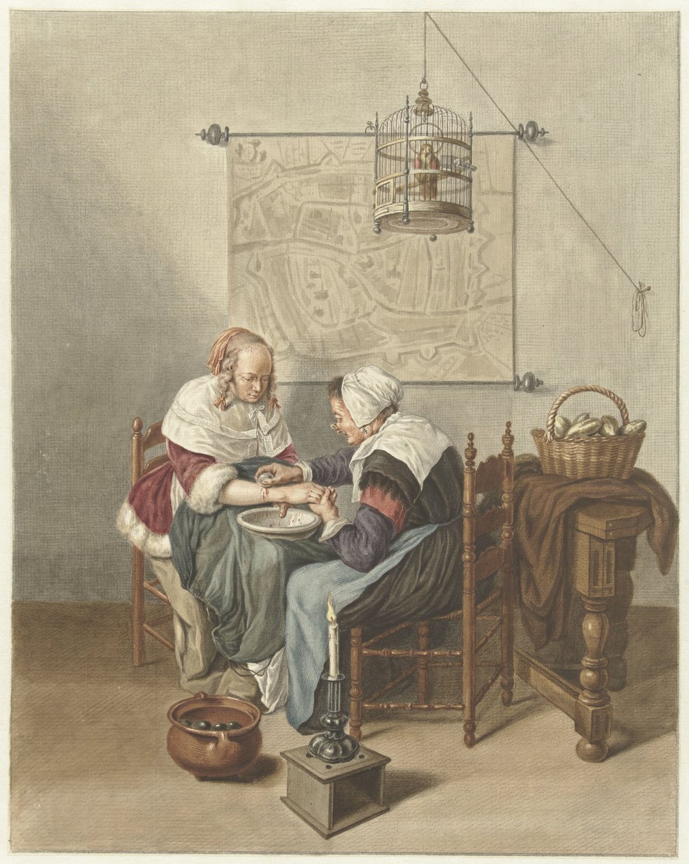 Der Aderlass von Abraham Delfos