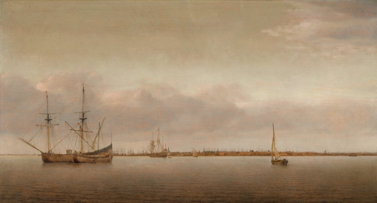 Ansicht von Hoorn von Abraham de Verwer