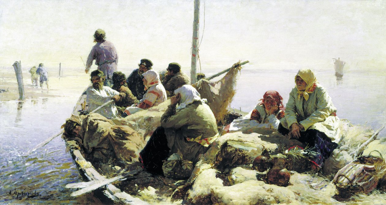 Am Fluss Oka von Abram Efimovich Arkhipov
