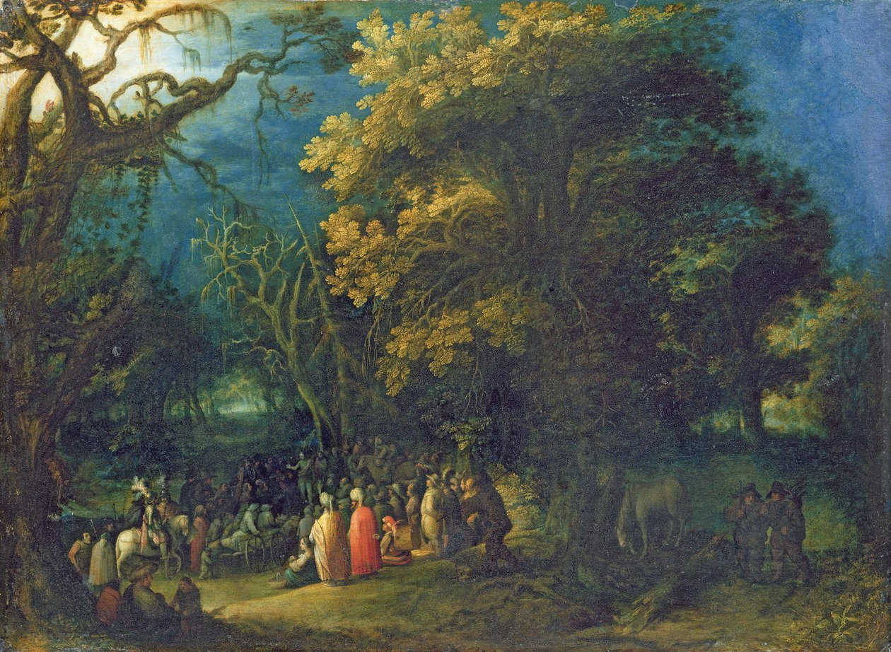 Die Predigt von Johannes dem Täufer von Adam Elsheimer
