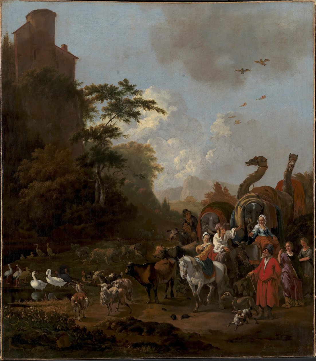 Noah verlässt die Arche von Adam Colonia